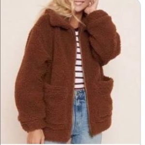 Garage brand teddy bear jacket